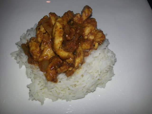 Pollo al wok con curry madrás - Lolibox - Recetas de cocina