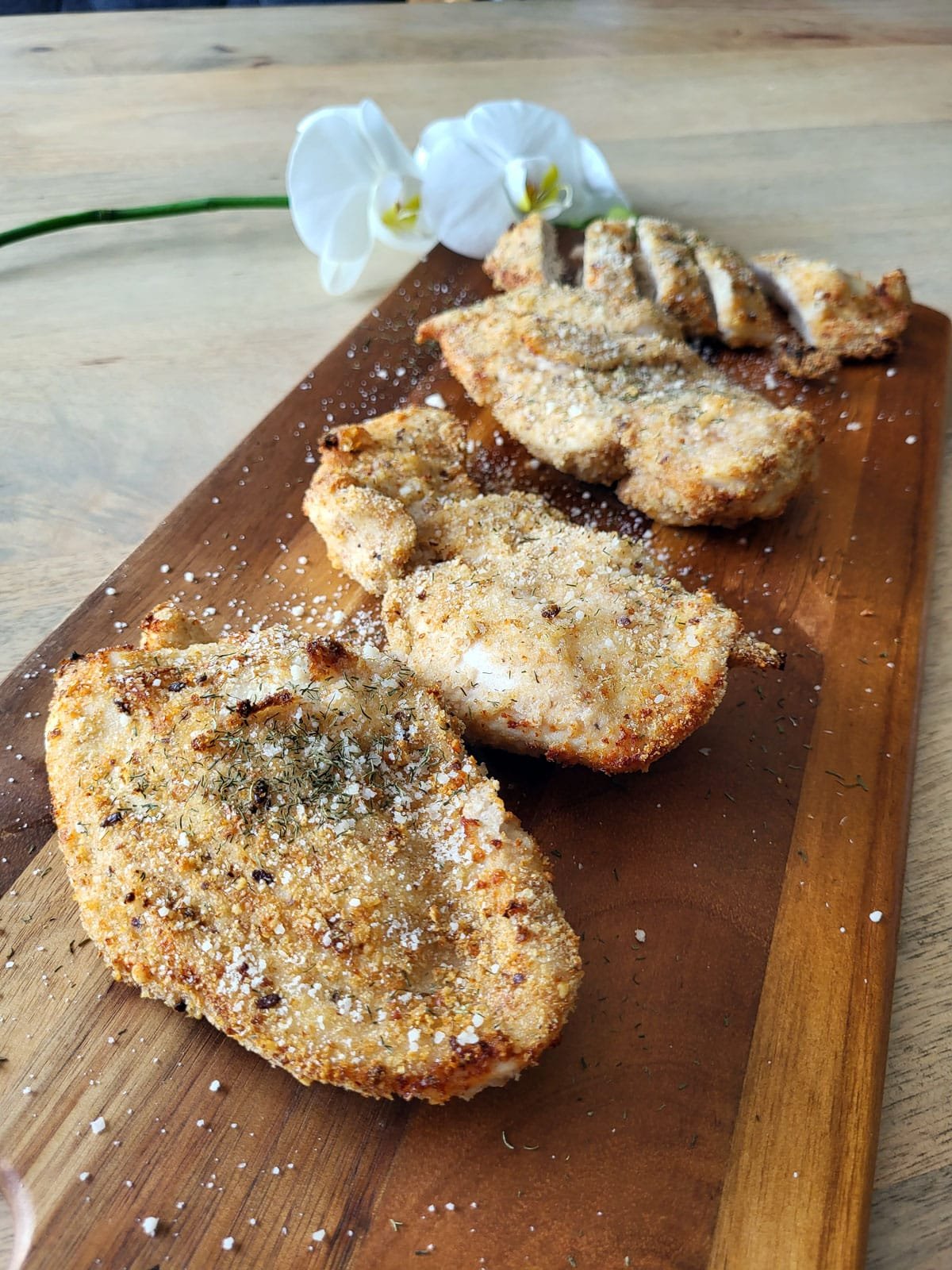 Poulet pané au parmesan à l'airfryer