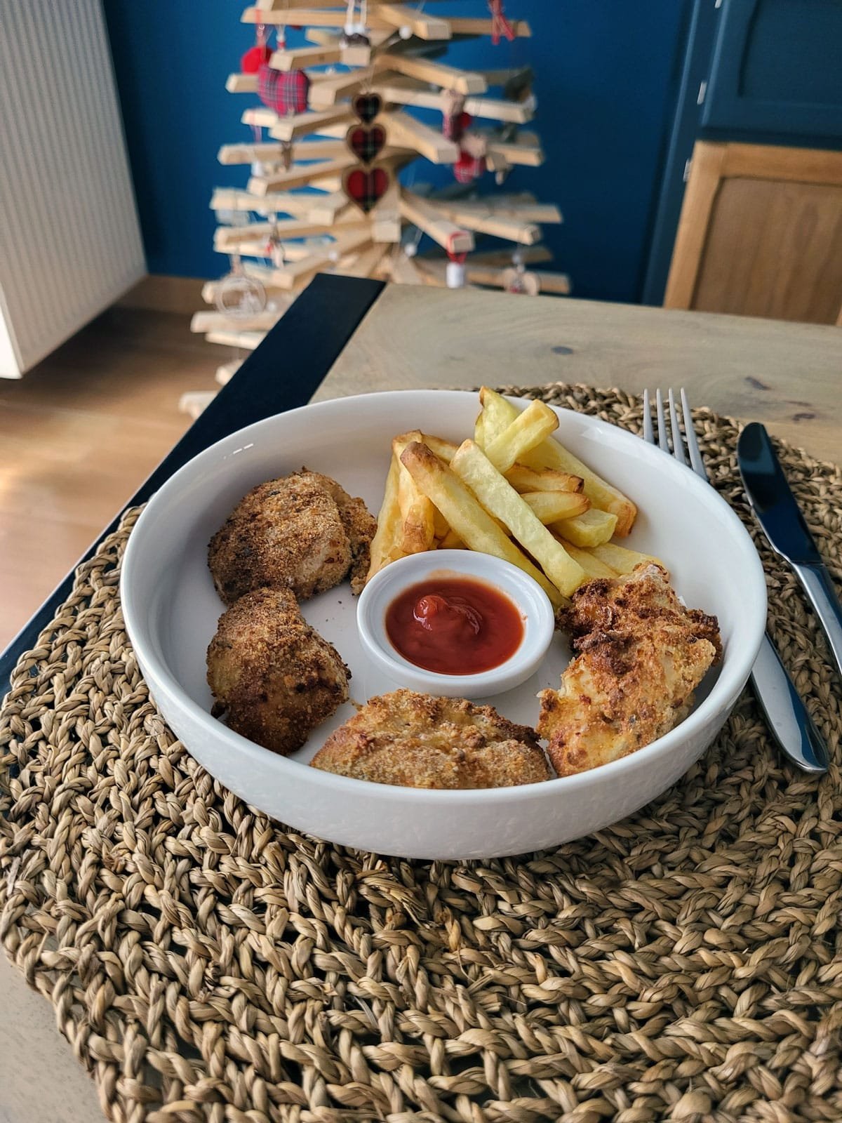 Nuggets de poulet à l'air fryer